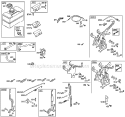 Controls Governor Springs Fuel Tank Diagram and Parts List for 19G412-1180-E2  Briggs and Stratton Engine